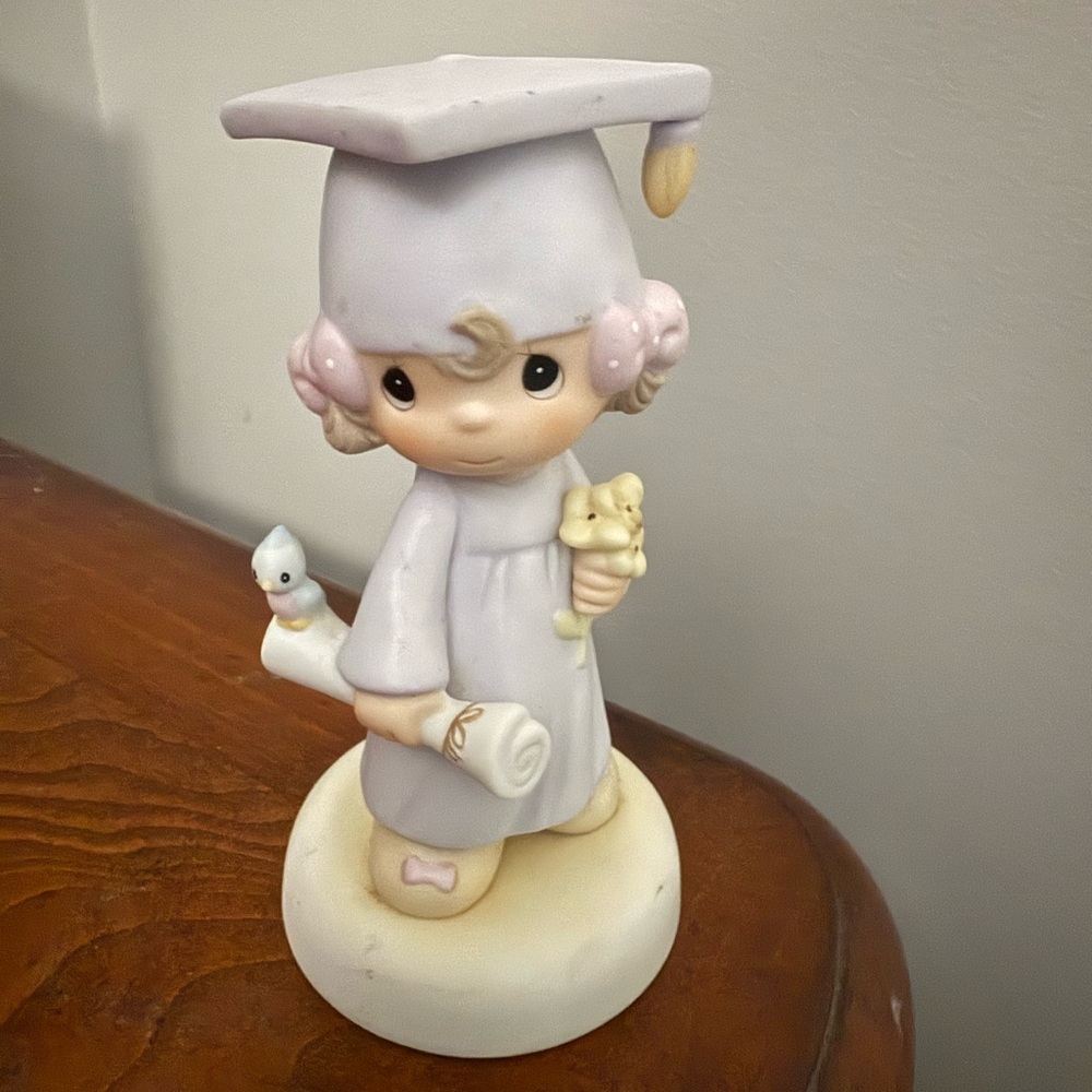 Precious Moments Girl Vintage Graduation Figurine 1999